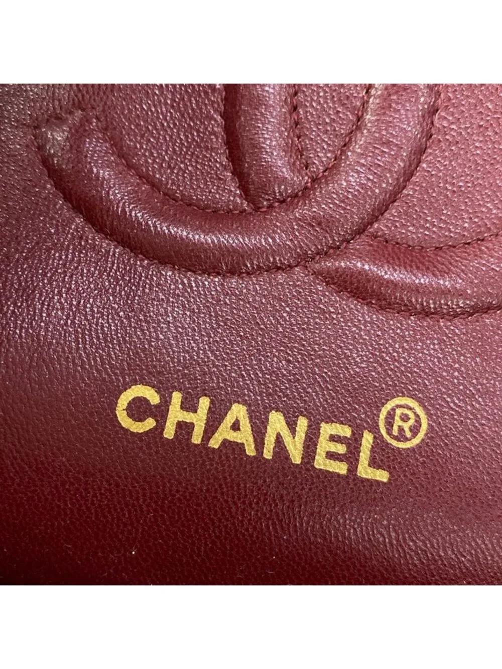 Chanel Shoulder Bag Double Flap Quilted Black Gold Chain Lambskin